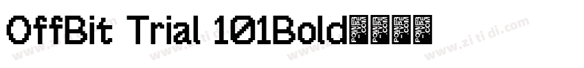 OffBit Trial 101Bold字体转换